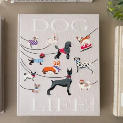 A Dog's Life Embroidered Photo Album