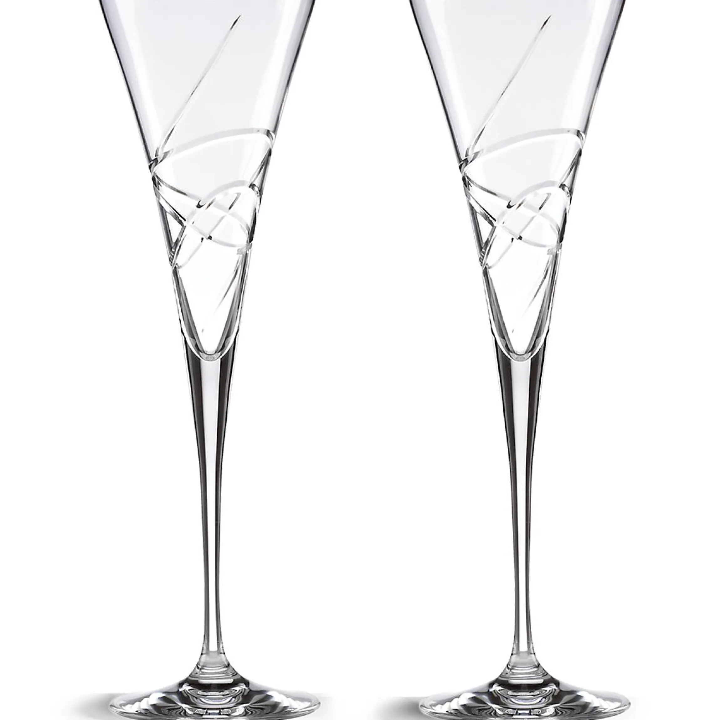 Adorn Crystal 2-Piece Toasting Flute Set