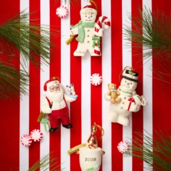African American Santa Workshop Ornament