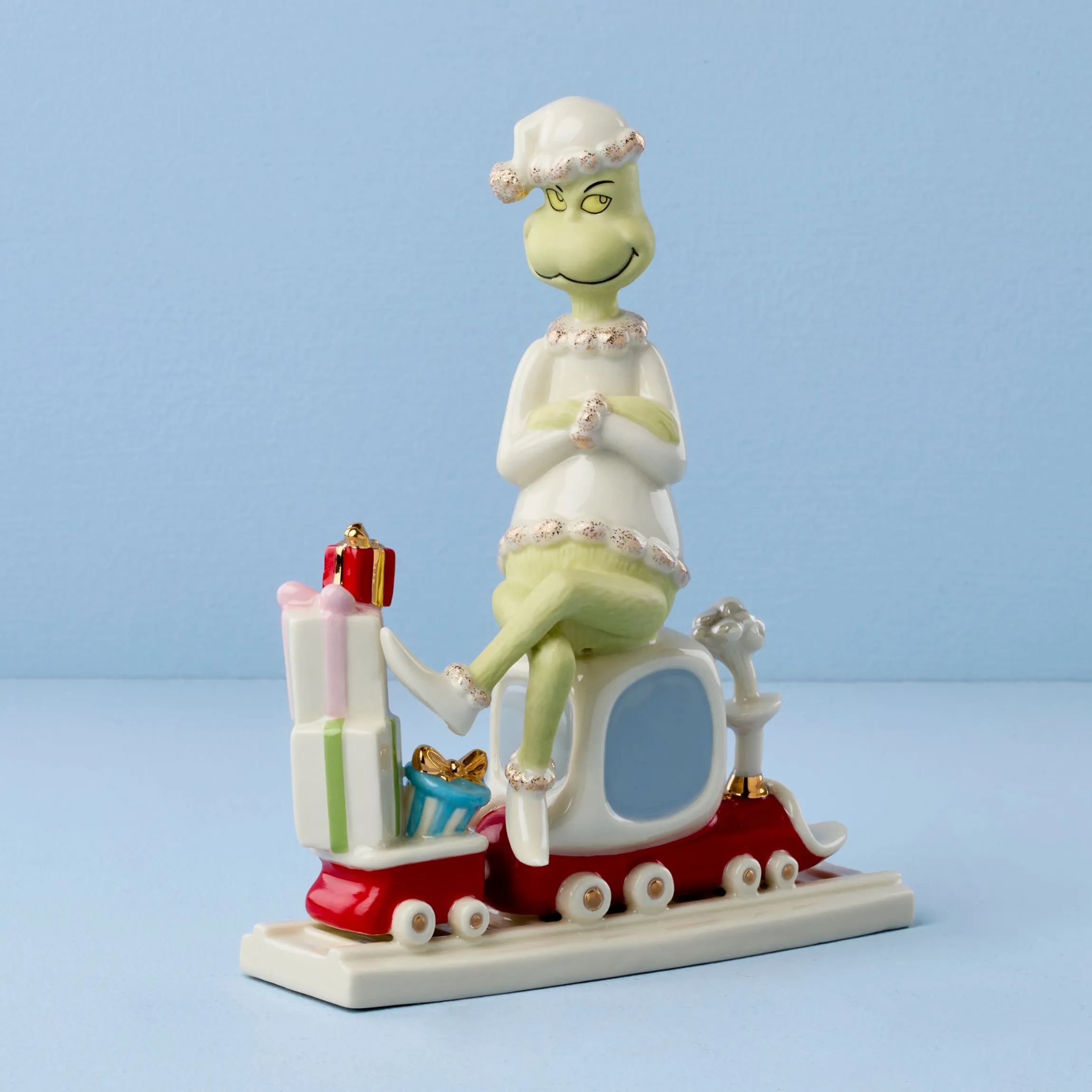 All Aboard with Mr. Grinch Figurine
