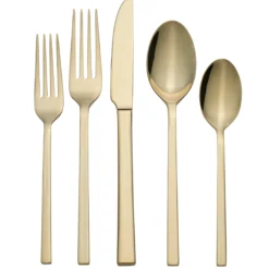 Allay Champagne 20-Piece Flatware Set