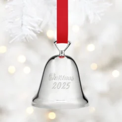 2025 Annual Christmas Bell Silverplate Ornament
