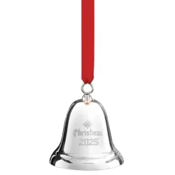 2025 Annual Christmas Bell Sterling Silver Ornament