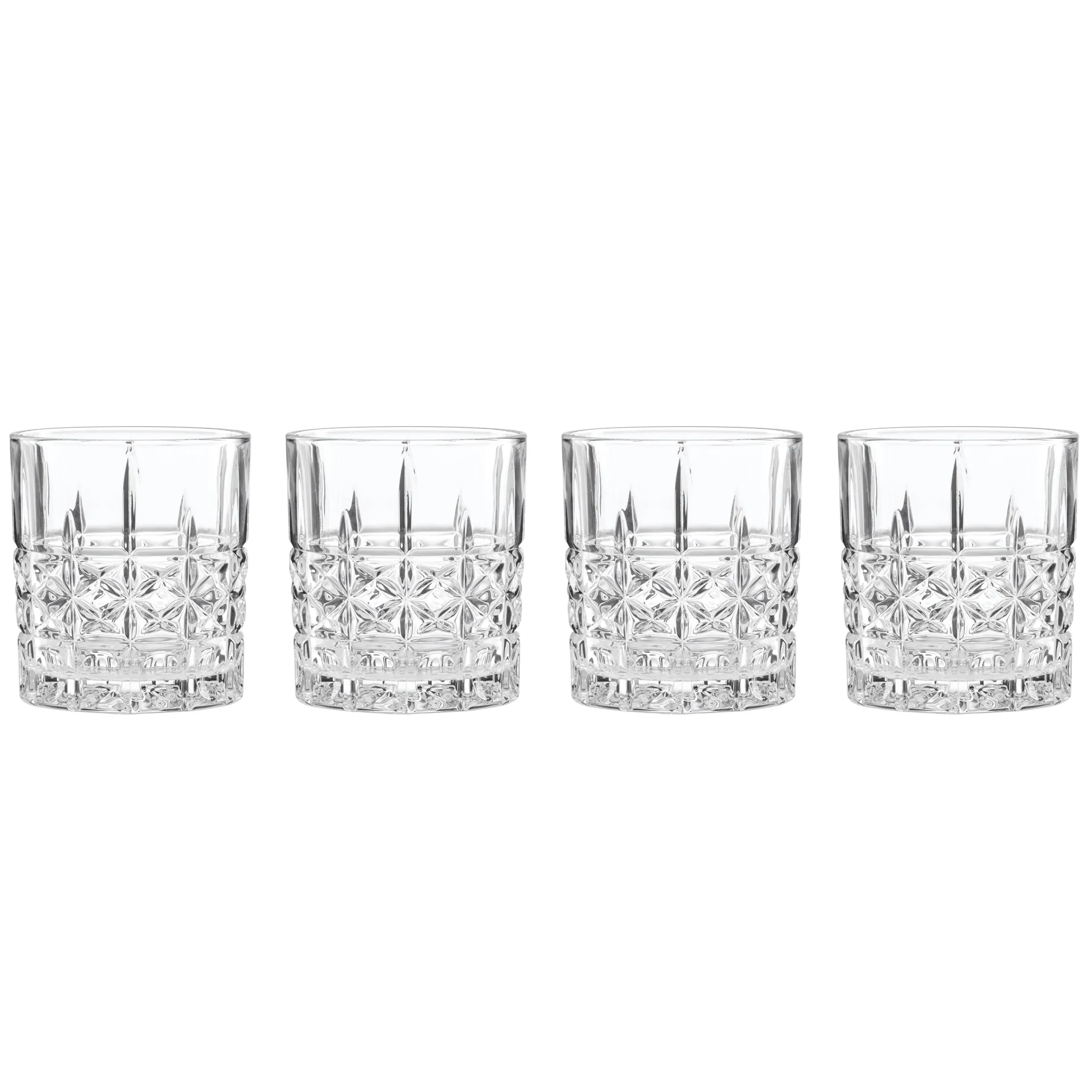 Apollo Double Old-Fashioned Glasses, Set of 4