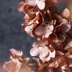 Artificial Antique Pink Cone Hydrangea Stem