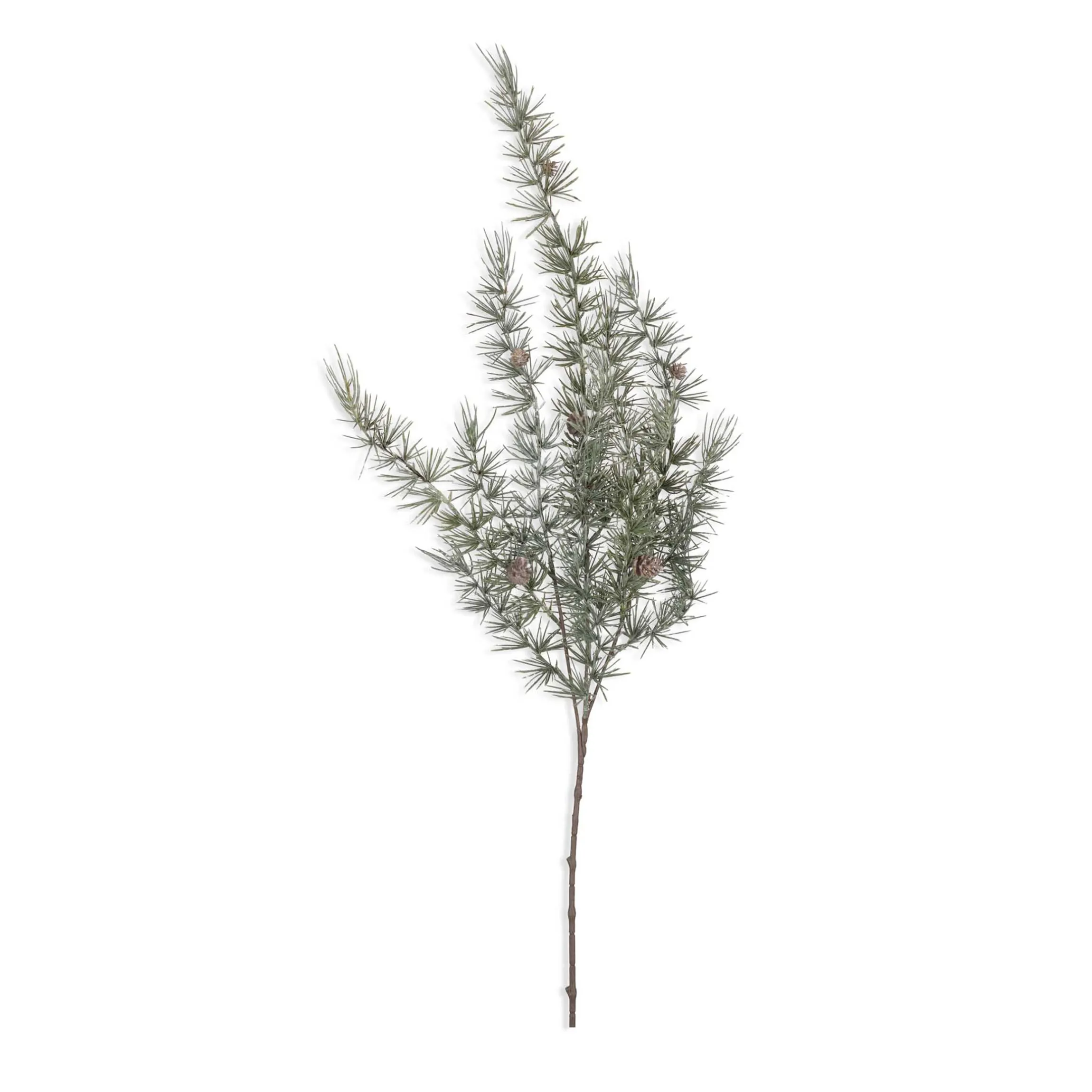 Artificial Cedar and Pinecone Branch