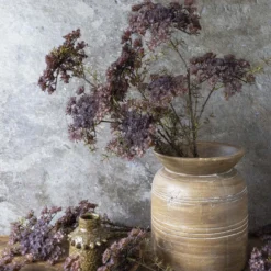 Artificial Purple Queen Anne's Lace Stem