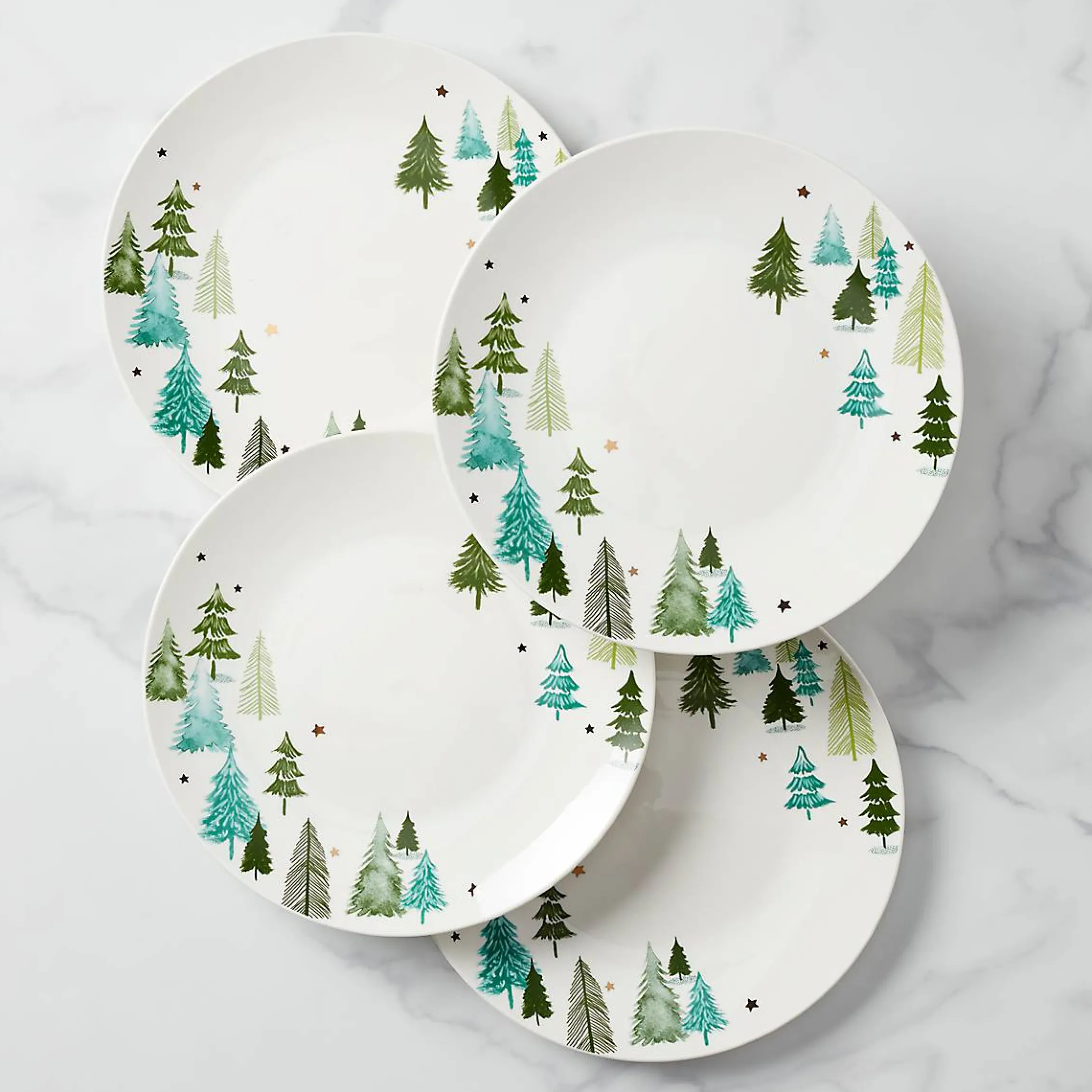 Balsam Lane Dinner Plates, Set of 4