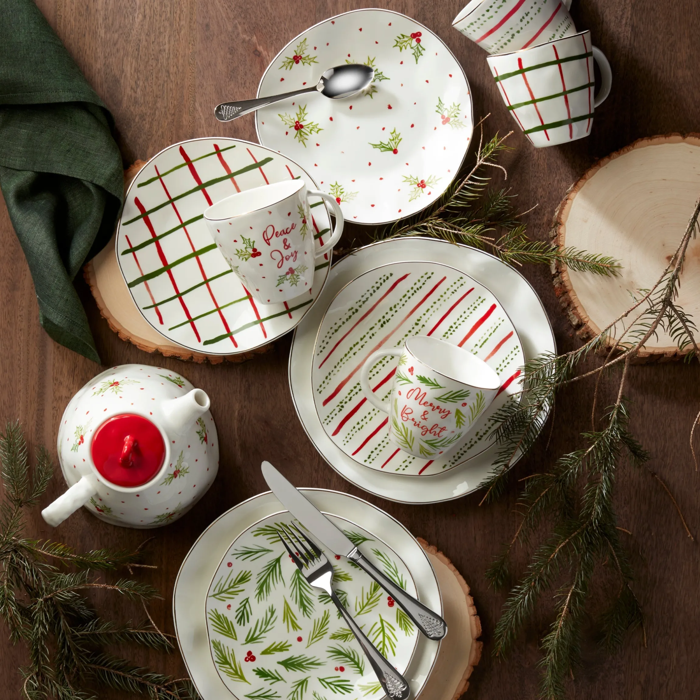 Bayberry 12-Piece Dessert Set