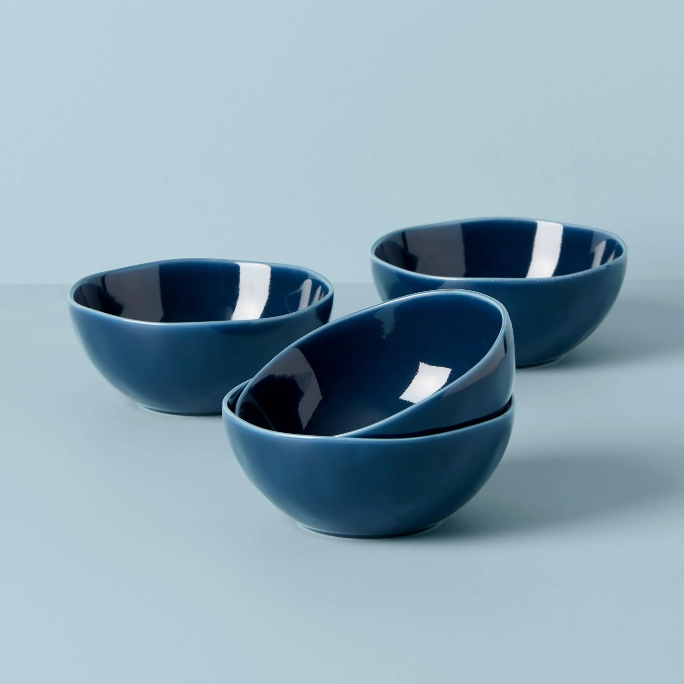 Bay Colors Blue All-Purpose Bowls, Set of 4