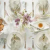 Bay Colors White Accent Plates, Set of 4