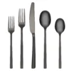 Beacon Black Sand Mirror 20-Piece Flatware Set