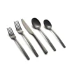 Beacon Black Satin 20-Piece Flatware Set