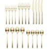 Beacon Champagne Satin 20-Piece Flatware Set
