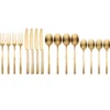 Beacon Gold Satin 16-Piece Flatware Set