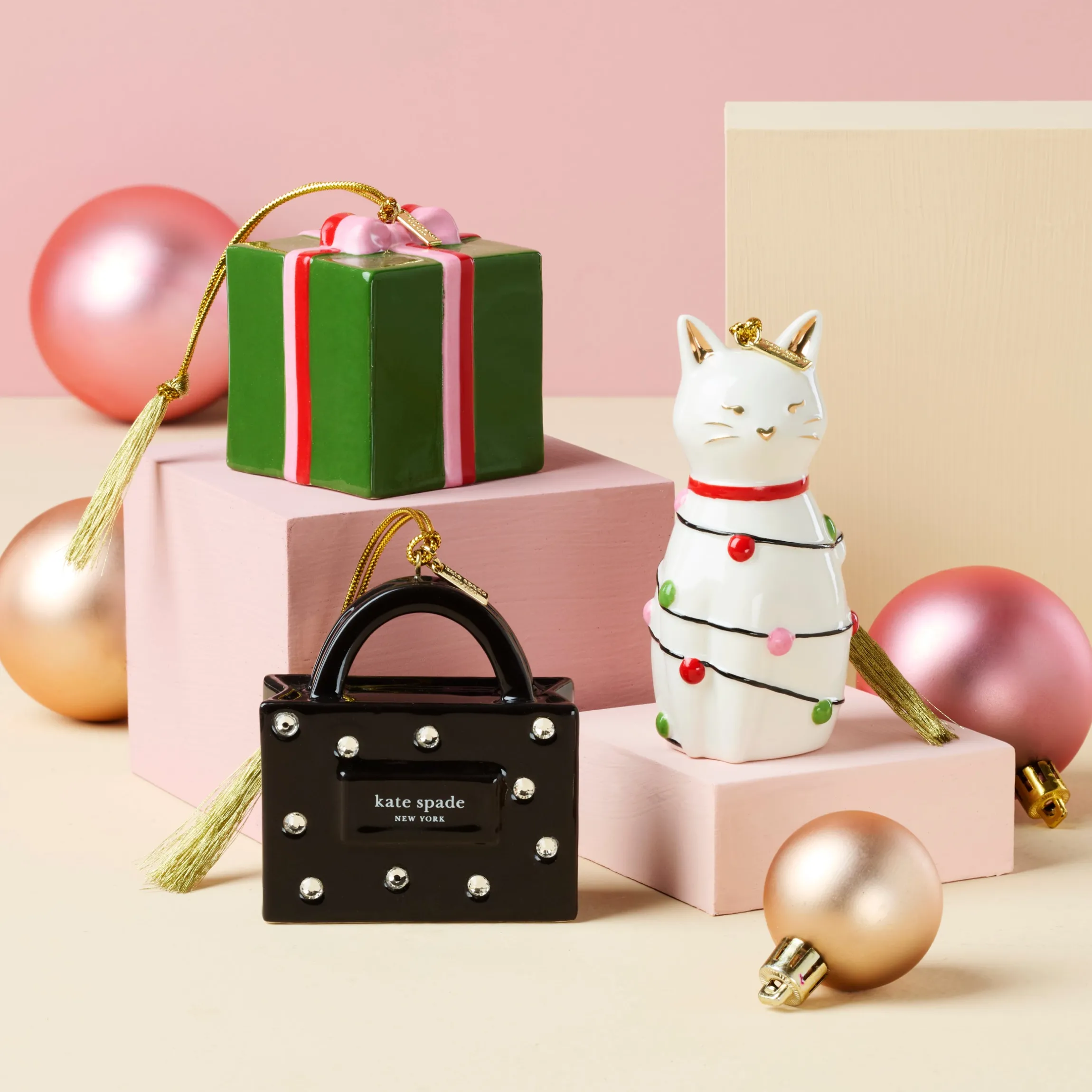 Be Jolly Shopping Bag Ornament