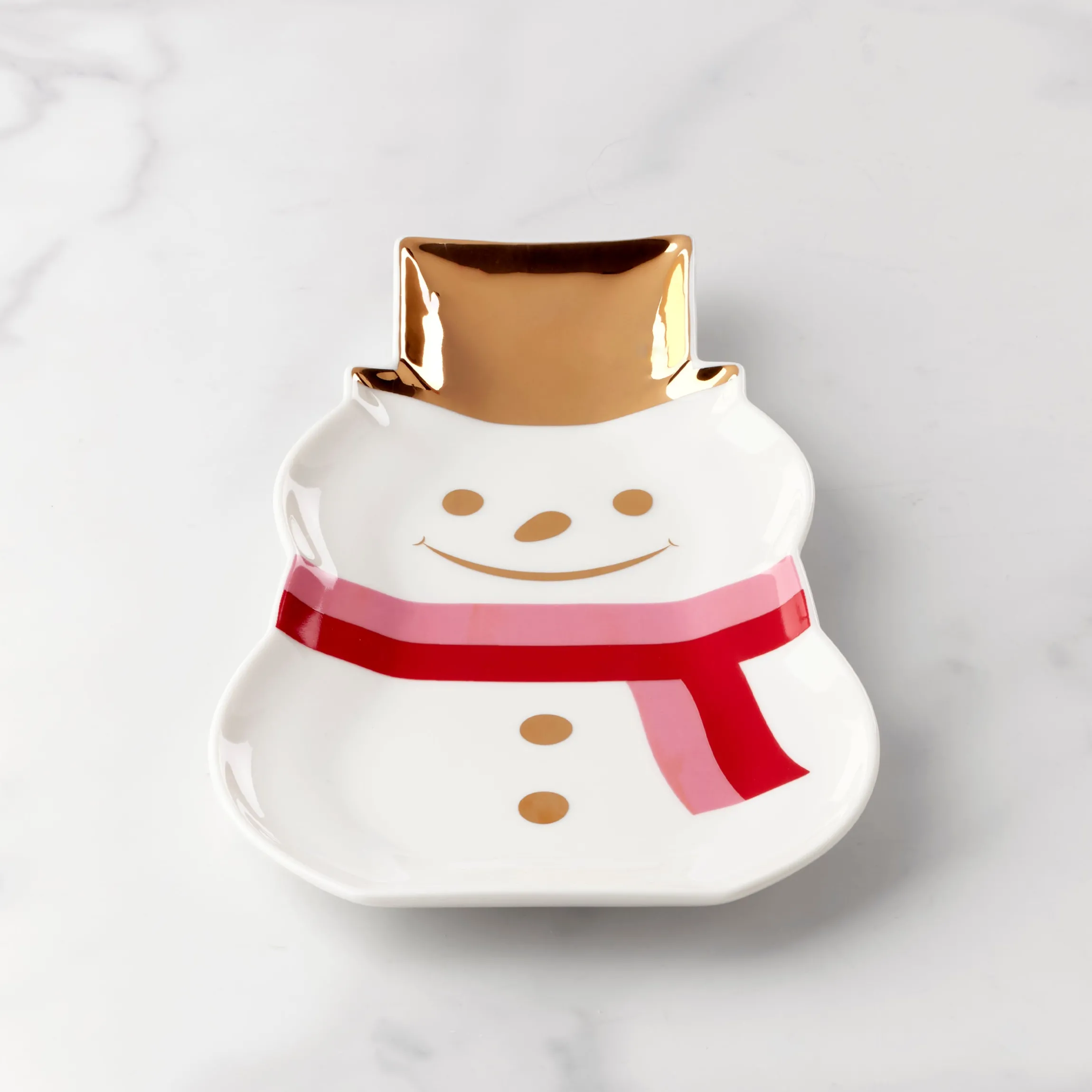 Be Jolly Snowman Candy Dish