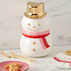 Be Jolly Snowman Cookie Jar