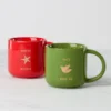 Be Jolly Warm Wishes Mugs, Set of 2