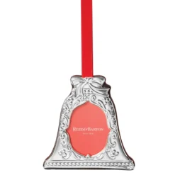 Bell Figural Photo Frame Sterling Ornament