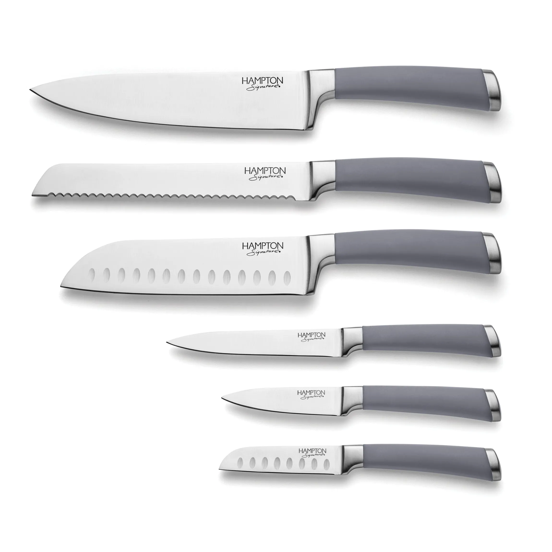 Beton 7-Piece Cutlery Block Set