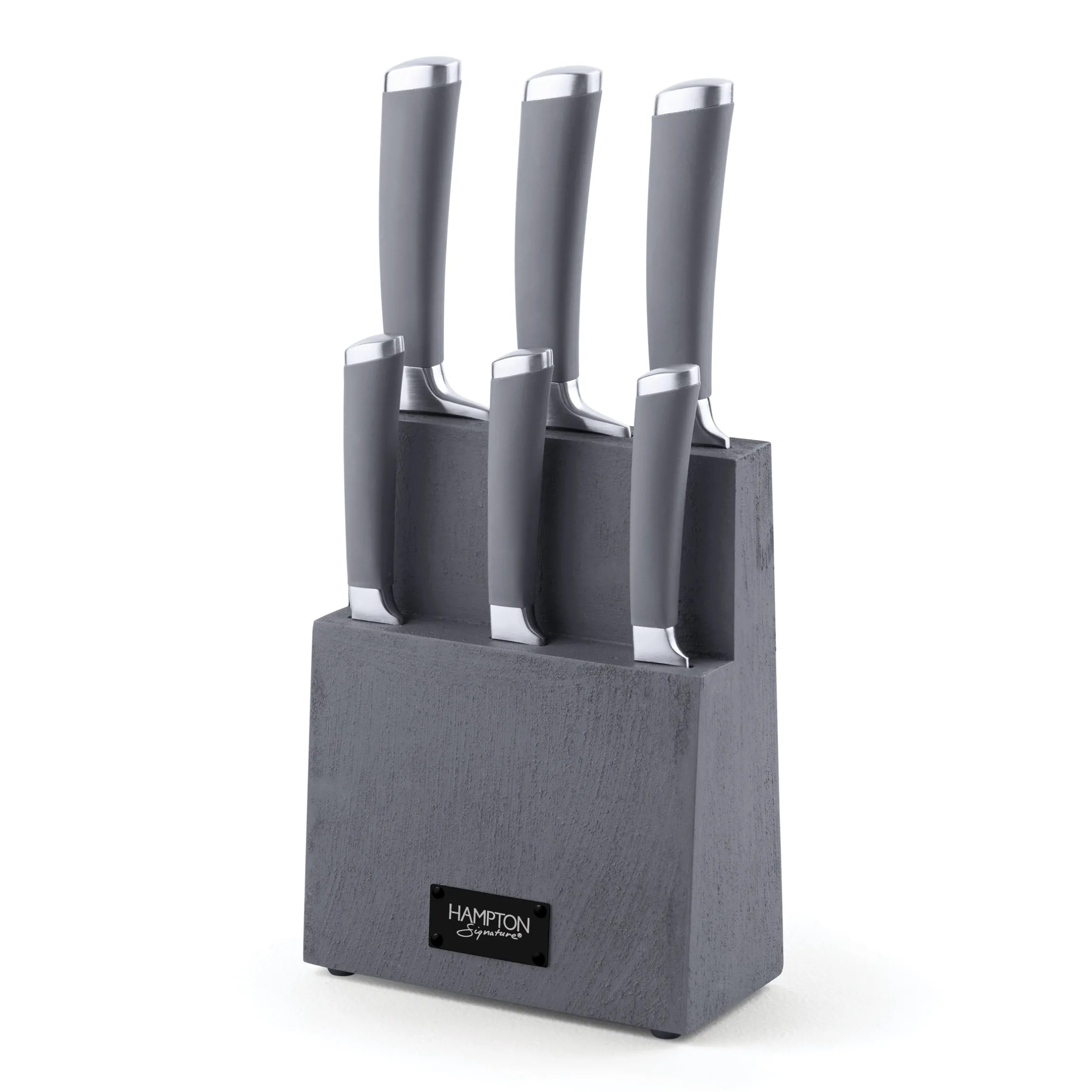 Beton 7-Piece Cutlery Block Set