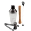 Black Mixology 5-Piece Tool Set