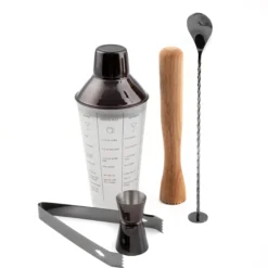 Black Mixology 5-Piece Tool Set