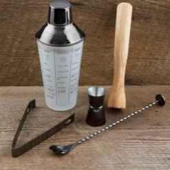 Black Mixology 5-Piece Tool Set