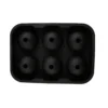 Black Round Silicone Ice Mold