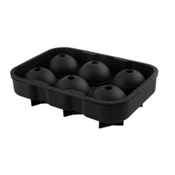 Black Round Silicone Ice Mold