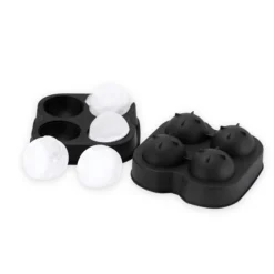 Black Round Silicone XL Ice Mold