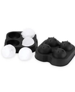 Black Round Silicone XL Ice Mold