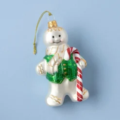 Blown Glass Gingerbread Ornament