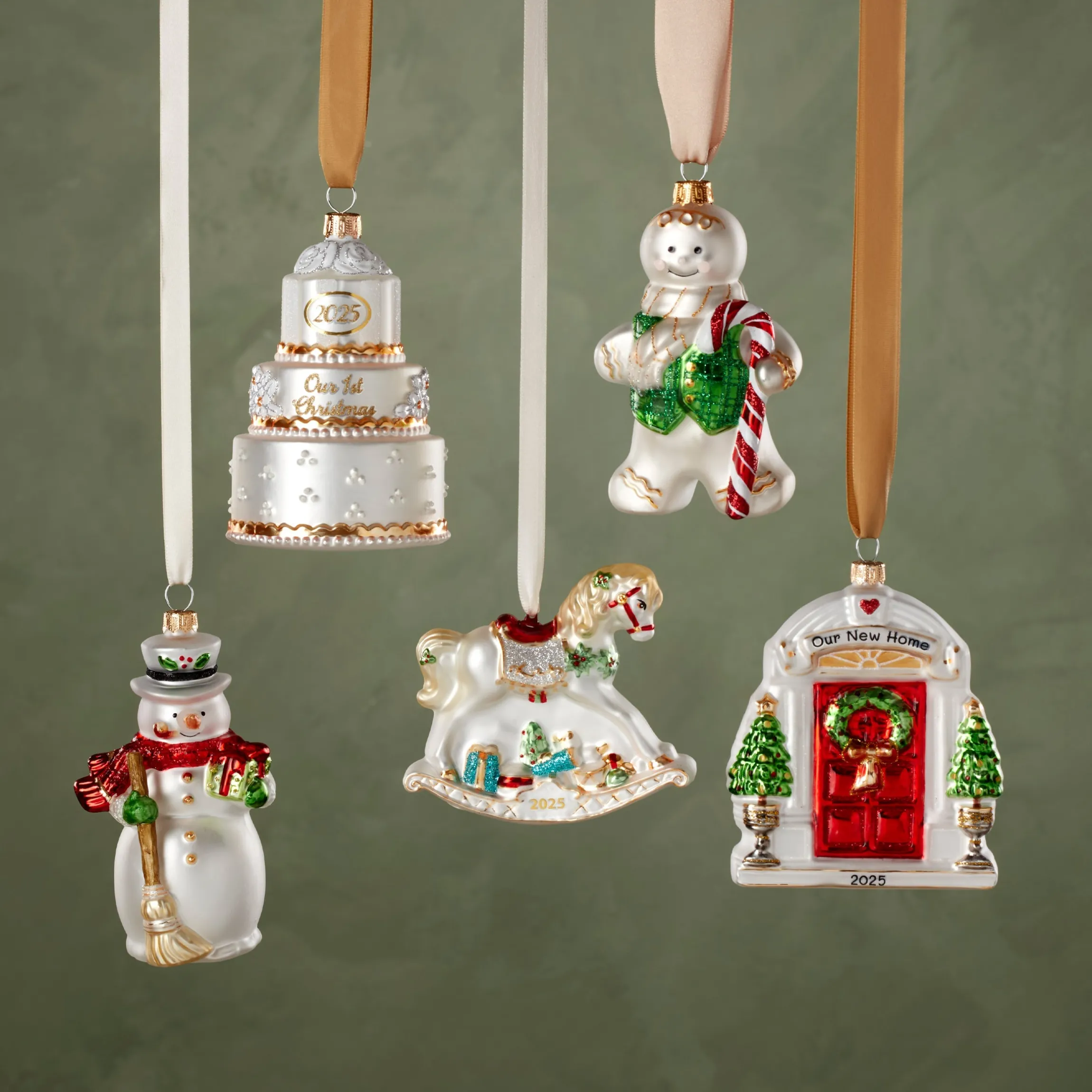 Blown Glass Gingerbread Ornament