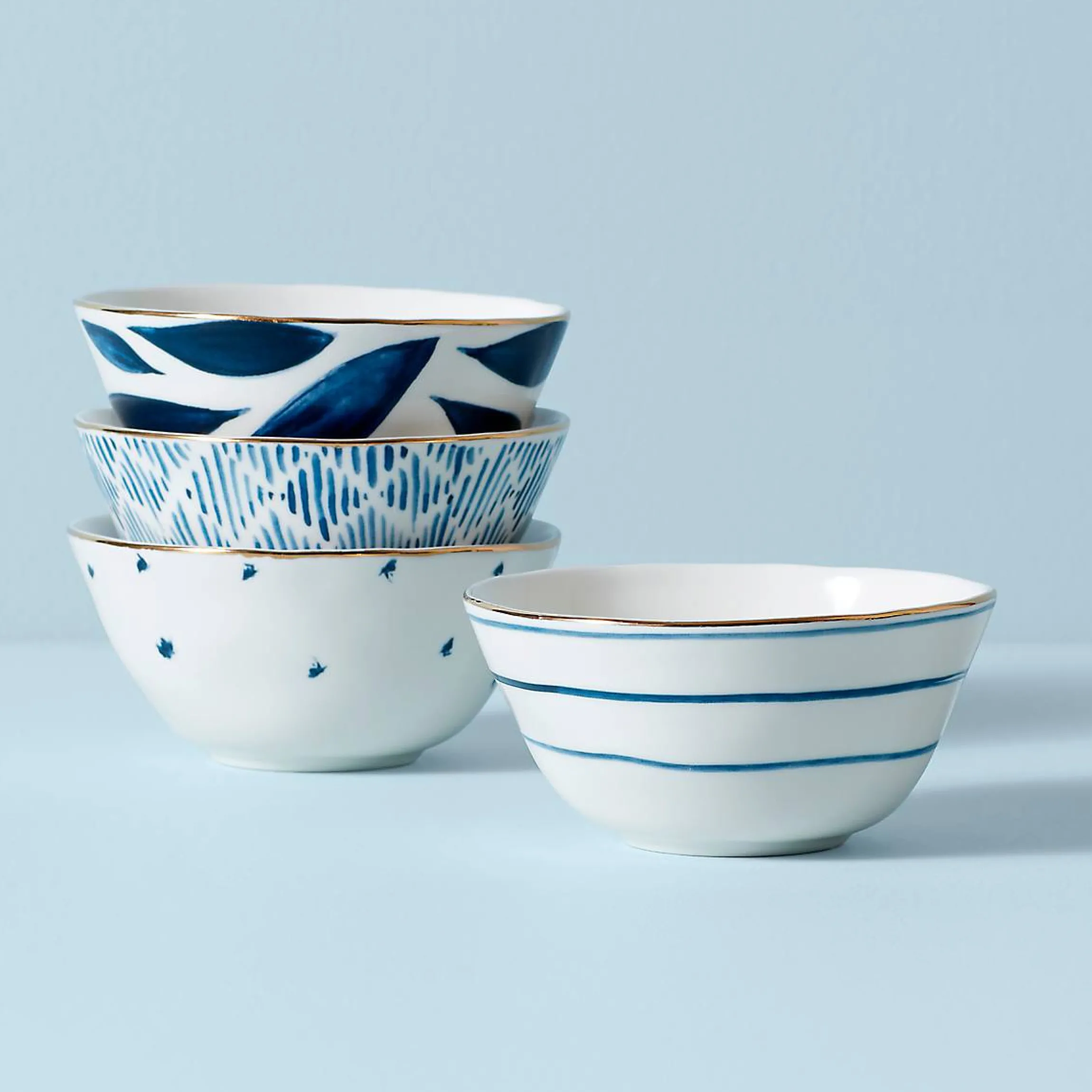 Blue Bay Dessert Bowls, Set of 4