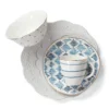 Blue Bay Dessert Mugs, Set of 4