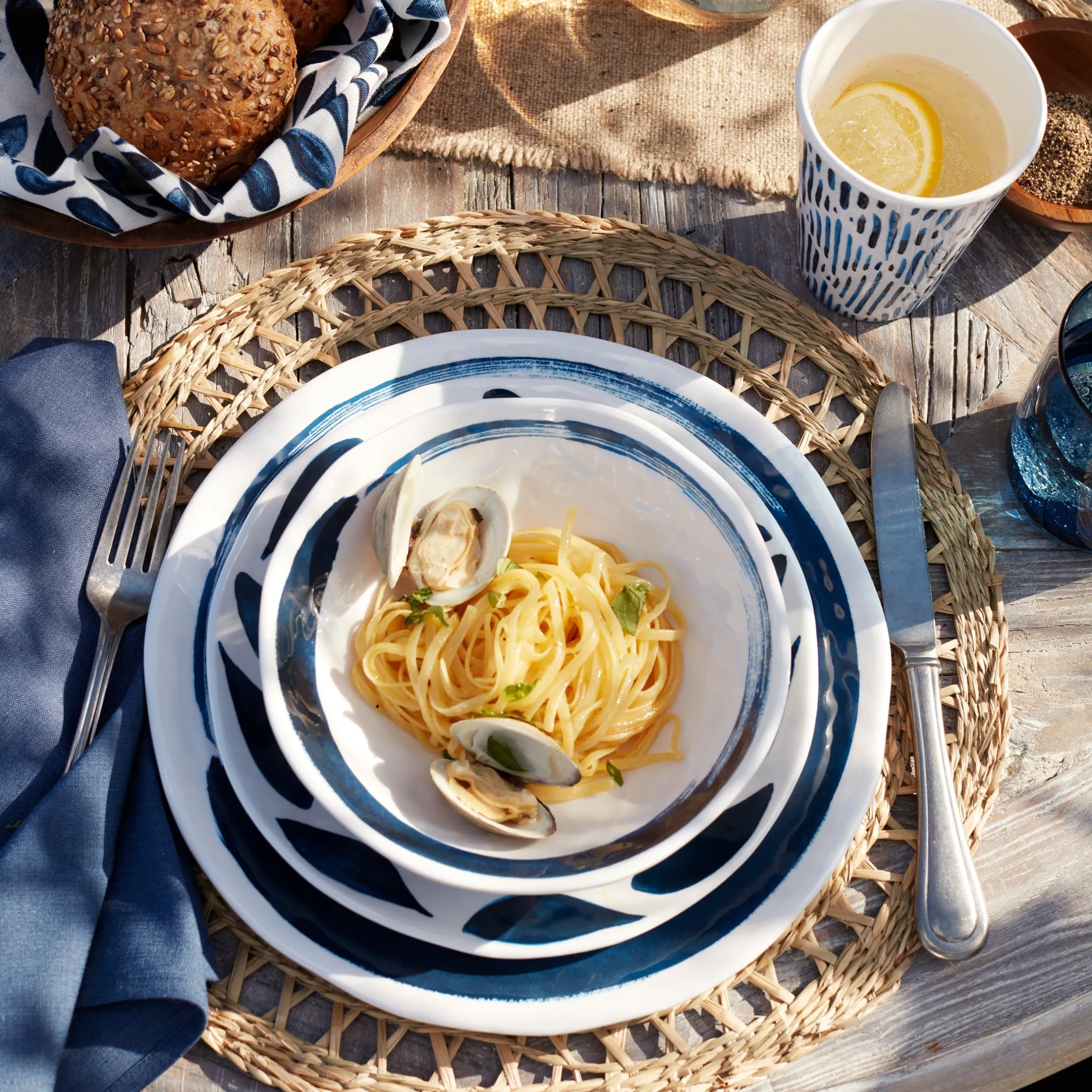 Blue Bay Melamine All-Purpose Bowls, Set of 4