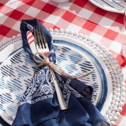 Blue Bay Melamine Assorted Accent Plates, Set of 4