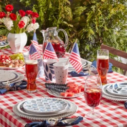 Blue Bay Melamine Assorted Accent Plates, Set of 4