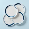Blue Bay Melamine Dinner Plates, Set of 4