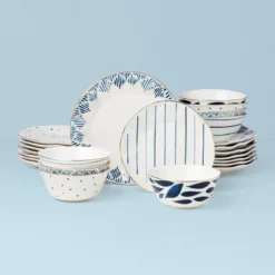 Blue Bay 24-Piece Dinnerware Set