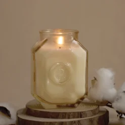Botanica Cotton & Teak 8oz Candle