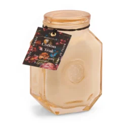 Botanica Cotton & Teak 8oz Candle