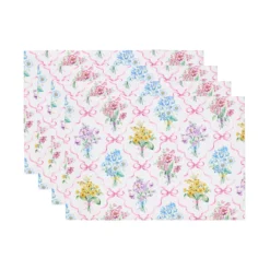 Bouquet Ribbon Placemats, Set of 4