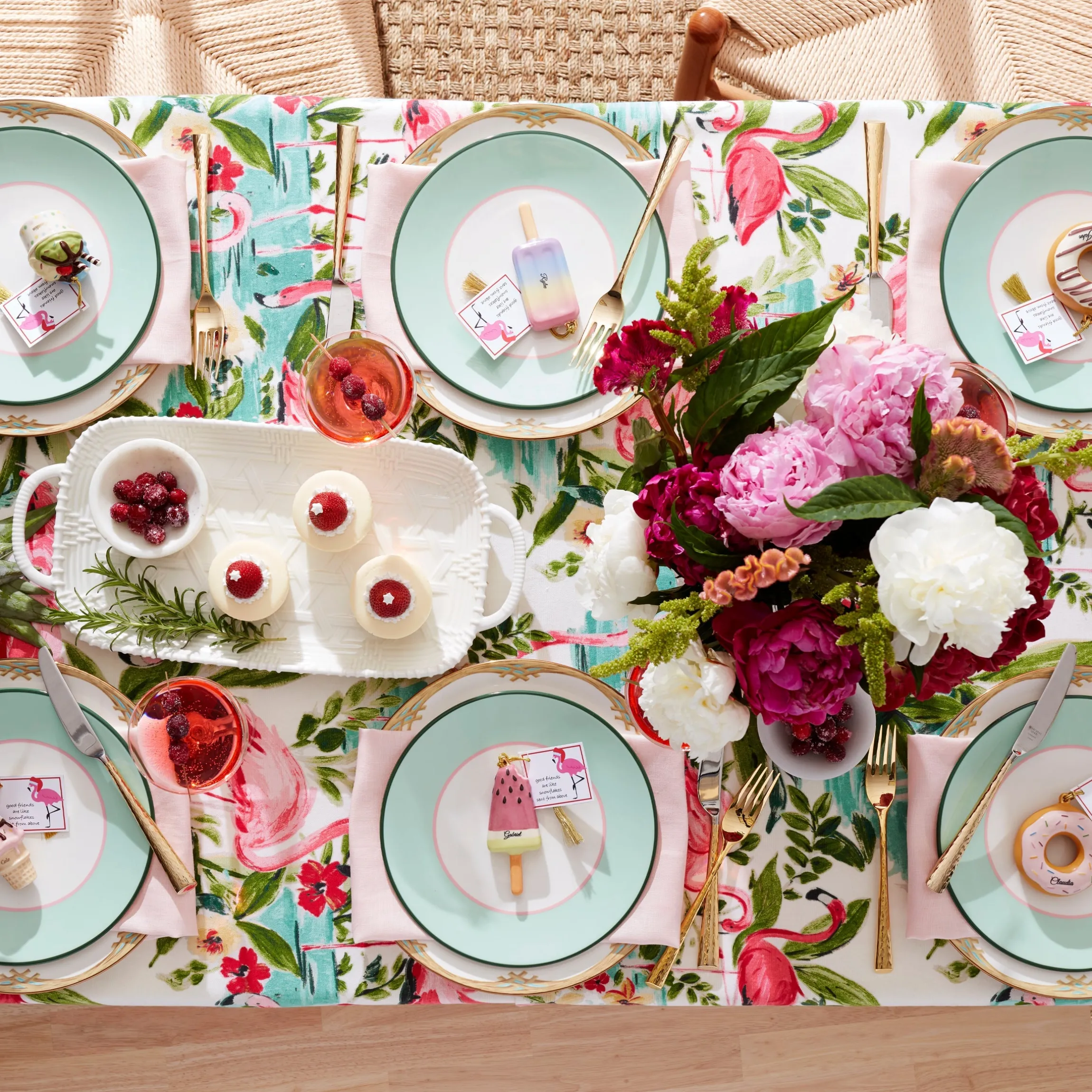 British Colonial Bamboo Dinner Plate