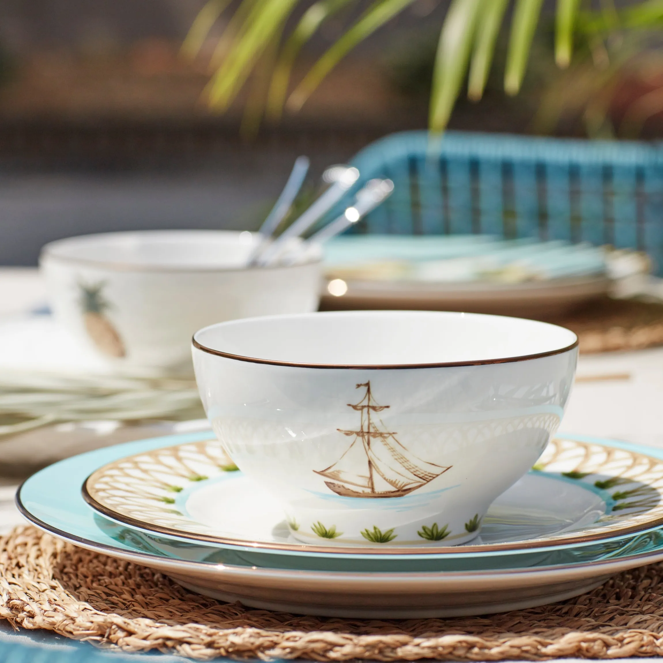 British Colonial Tradewind Dinner Plate