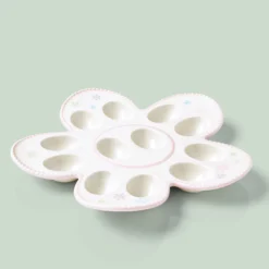 Bunny Hop Easter Egg Platter