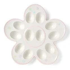 Bunny Hop Easter Egg Platter