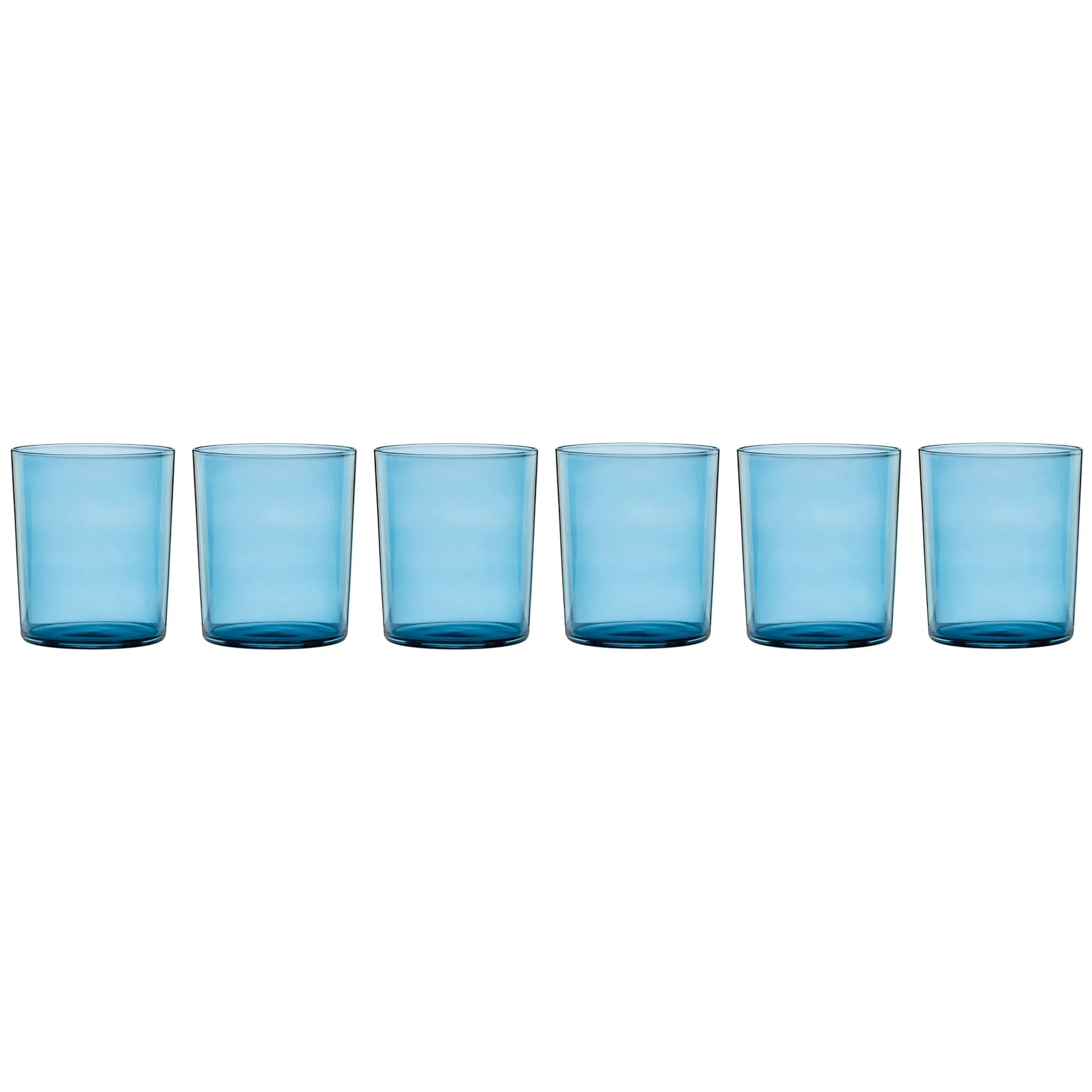 Bunny Hop Stackable Blue Tall Glasses, Set of 6